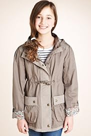Pure Cotton Long Sleeve Hooded Parka