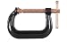 Bessey CDF403C 3-Inch x 2-3/8-Inch Copper Spindle Drop Forged C Clamp