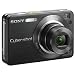 Bundle: Sony W120 Black Digital Camera 7.2MP Zoom + Free Hard Case