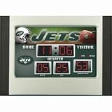 New York Jets Scoreboard Desk Clock