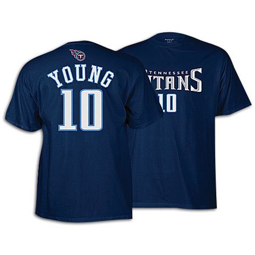 Titans - Reebok Men's NFL Player Tee - Young, Vince ( sz. XL, Navy : Young, Vince : Titans )