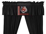 Cincinnati Bengals Window Treatments Valance and Drapes