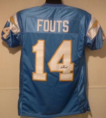Dan Fouts Autographed Jersey - Autographed NFL Jerseys