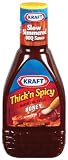 Kraft Thick'n Spicy Barbecue Sauce, Honey, 18 oz (Pack of 12)