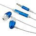 Universal BLUE 3.5mm In-Ear Stereo Headset w/ On-off & Mic for Apple iPad / iPhone / iPhone 3G 8GB / 16GB / iPod Touch Gen2 / iPod Nano Gen4 / iPod Classic 120GB