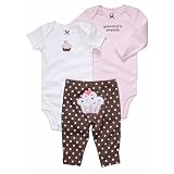 Carter's Cupcake 3-pc. Bodysuit Set