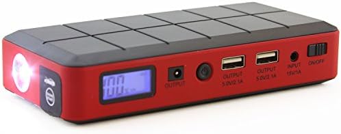 LB1 High Performance New Power Bank for Unnecto Drone Z 12000mAh External Battery Pack Portable Jump Starter 12V 400A Peak Current 2 USB Output 5V/2.1A AC Output 5V/1A