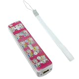 Retail Packing Nintendo Wii Remote Controller Protector Sticker Sheet with Wrist Strap - Cat