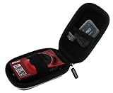 rooCASE EVA Hard Shell (Candy Licorice Black) Carrying Case with Memory Foa ....