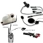 Motor Bike Helmet Speaker and Microphone System for PMR Radio (Open Face Helmets)