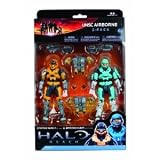 McFarlane Toys Halo Reach Series 2 - UNSC Airborne 2 Pack Gold/Steel and Cyan White
