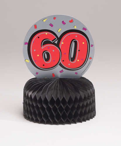 Imagen principal de Centro De Mesa 60 Cumpleaños (Pack de 3)