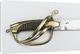 Canvas Prints of Russian S-bar hilted sword from National Maritime Museum