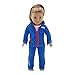 Emily Rose 18 Inch Doll Clothes | Team USA 2 Piece Warm Up Doll Outfit, Including Jacket with Full Zip Closure and Matching Pants | Fits 18