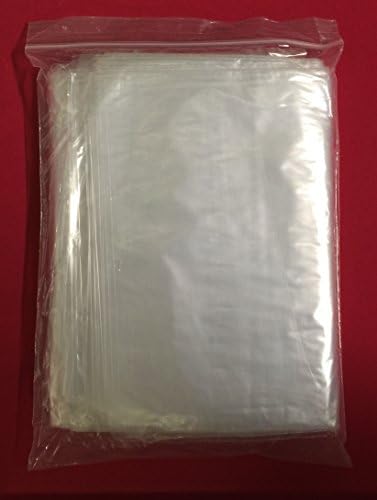 13" X 15" 2 Mil Clear Zip Lock Bags, Pack of 100