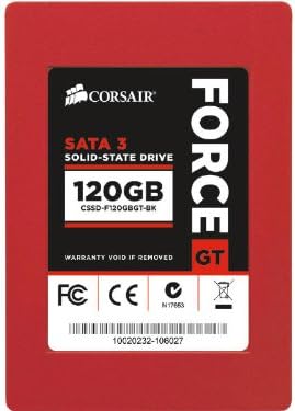 Corsair Force Series GT 120 GB SATA 2.5-Inch SATA III Solid State Drive (CSSD-F120GBGT-BK)