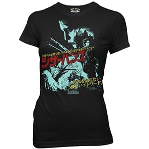 Edward Scissorhands Japanese Movie Poster Classic Comedy Drama Movie Junior Black Tee T-shirt