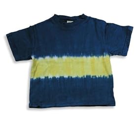 Dogwood - Infant Boys Tie Dye Short Sleeve Tee Shirt, Blue, Yellow