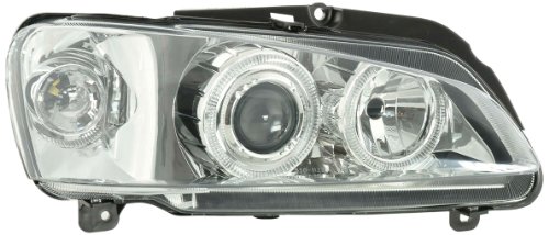 FK Automotive FKFSPG101 Angel Eyes Scheinwerfer passend f&uuml;r Peugeot 106 Baujahr 96-03, chr Preisvergleich