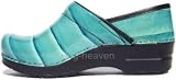 Sanita Women's Azure Reptilian Professional Clogs Shoes - Limited Edition (39 EU (8.5 - 9 US), Azure)
