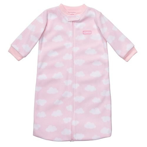 Carter's Clouds Microfleece Sleepbag PINK 0-9 Mo