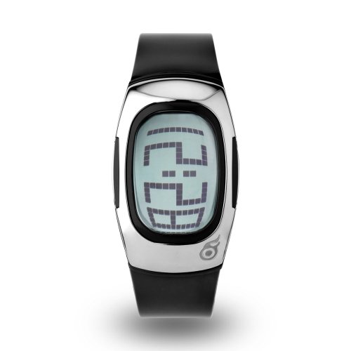 Zerone Illusions Black Silver Digital Watch
