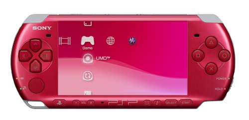 【数量限定】PSP「プレイステーション・ポータブル」 ラディアント・レッド(PSP-3000RR) 特典 PSNカード(1,000円分)付き