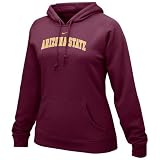 Nike Arizona State Sun Devils Ladies Maroon Arch Lettering Fleece Hoody Sweatshirt
