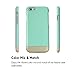 iPhone 6 / 6S Case, GMYLE [Armor Glamor] Slider Style Protective Case Cover for iPhone 6 2014 / 6S 2015 - Mint Green