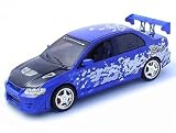 American Muscle - 1:18 Scale 01 Mitsubishi Evo VII - Trublue Pearl