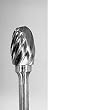 CARBIDE BUR GROBET MADE IN U.S.A. OVAL 1/2X7/8X1/4 ALUMINUM CUT