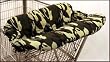 3 N 1 Shopping Cart & High Chair Cover - Camo Green - Cuter Than A Ducks Butt