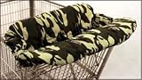 3 N 1 Shopping Cart & High Chair Cover - Camo Green - Cuter Than A Ducks Butt