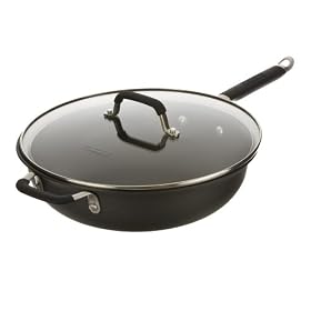Kitchen Essentials® from Calphalon® Covered Hard-Anodized Nonstick Jumbo Frying Pan - 12"