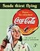 Coca Cola Send Thirst Flying Metal Sign *SALE* Image