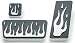 All Sales MFG Billet Aluminum Pedal Pads Black w/ Flames Ford F250+ 1999 to 2007 SuperDuty