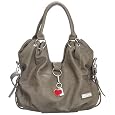 Large ''Red Heart'' Slouchy Hobo by Vitalio