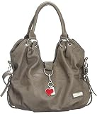 Large ''Red Heart'' Slouchy Hobo by Vitalio