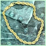 14K 4.00MM Diamond Cut Solid Rope Bracelet 8