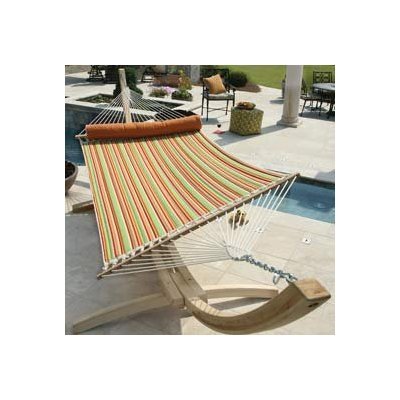 Hatteras Large Quilted Comfort Outdoor Hammock Citrus DuraCord Fabric