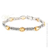 STUDIO 925: *PAULINE CHAMPAGNE CZ BRACELET*