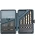 Bosch CO18 18-Piece Cobalt Twist Drill Bit Assortment in Plastic Case