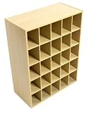 25 Pair Stackable Shoe Storage- Maple
