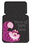 Cheshire Cat "We're All Mad Here" Universal-Fit Molded Front Floor Mat - Set of 2