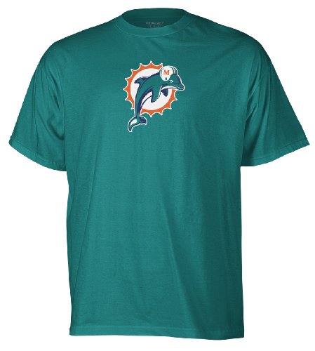 NFL Men's Miami Dolphins Logo Premier Tee Shirt (Dark Grey Heathered, XX-Large)