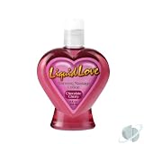 Liquid Love Chocolate Cherry Flavored Massage Oil and Lubricant 4 Oz.