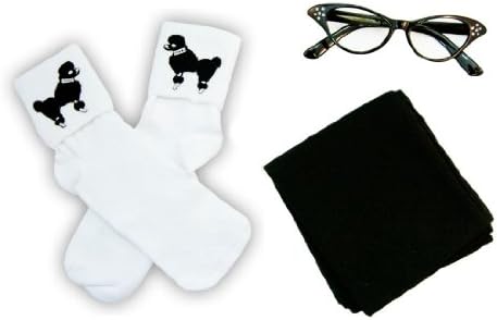 Hip Hop 50s Shop Child 3 Piece Accessories - Child Size Black