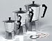 Nova MOTYKA 3 Tassen Espressokocher alu