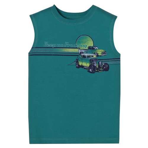 Mossimo Supply Co. Turquoise Nova BB Muscle Tee 