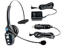 VXI BlueParrott Roadwarrior B250-XT Bluetooth Wireless Headset for Cell Phones/Computers with AC and Auto Chargers